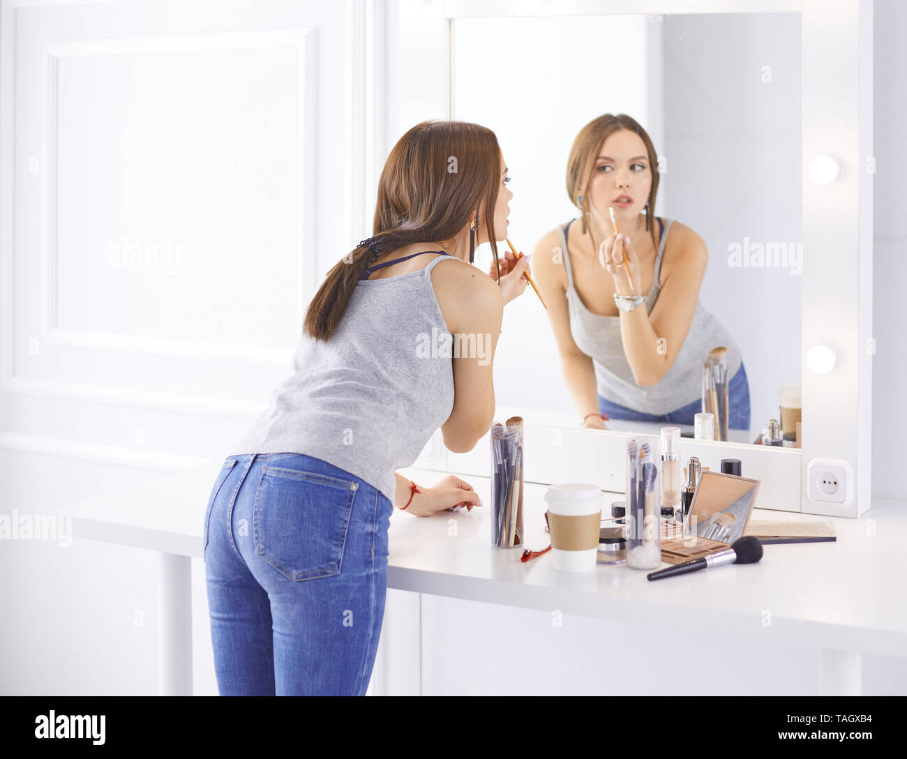 mirror for doing makeup