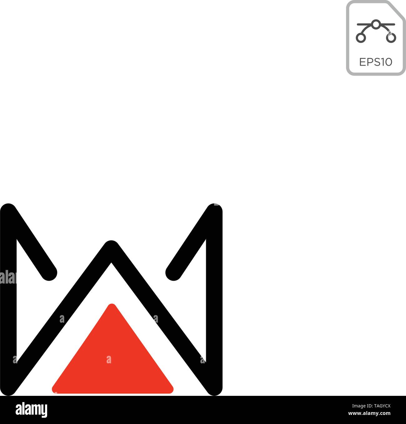 Curly w Stock Vector Images - Alamy