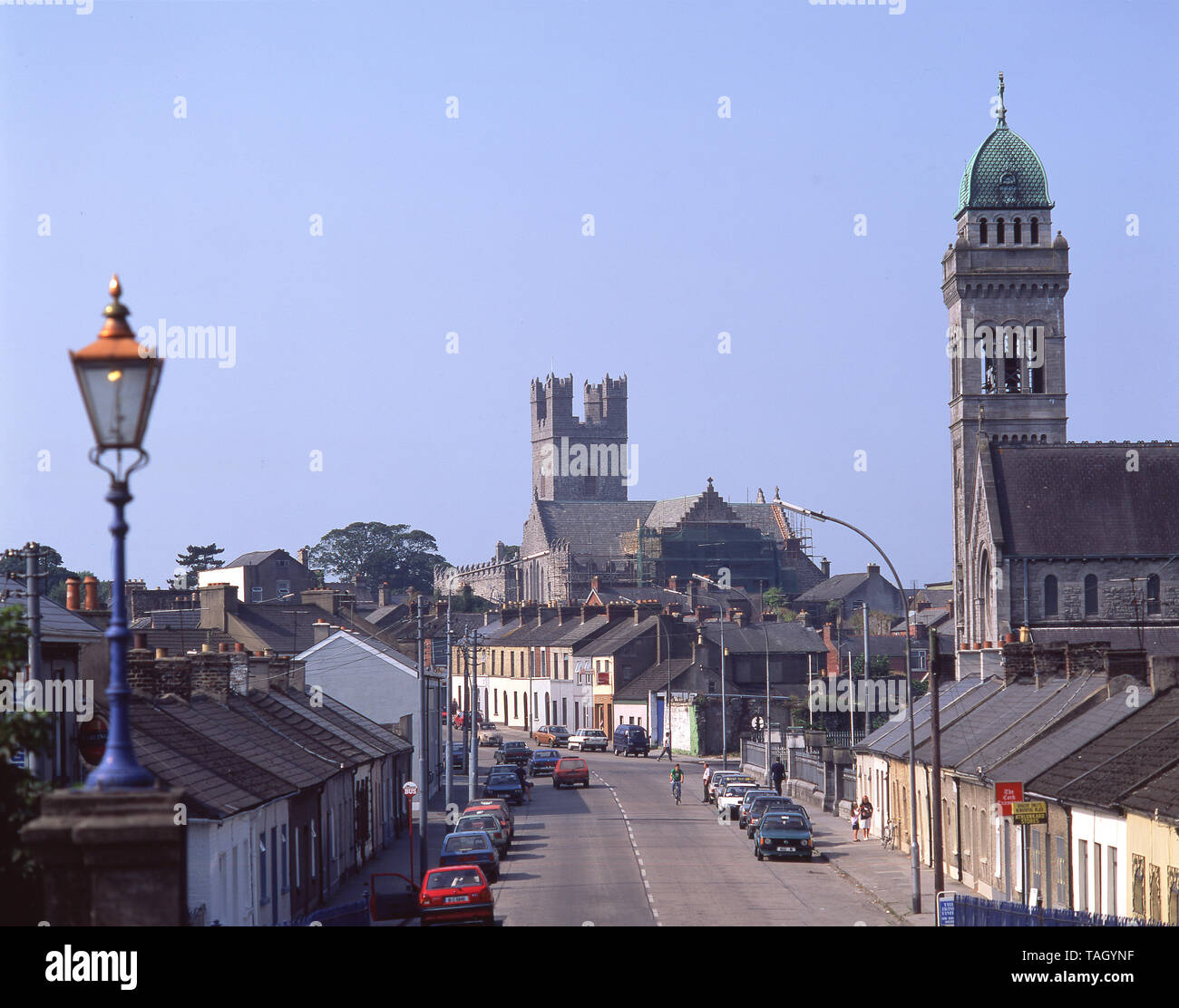 View of town, Limerick, County Limerick, Republic of Ireland Stock Photo