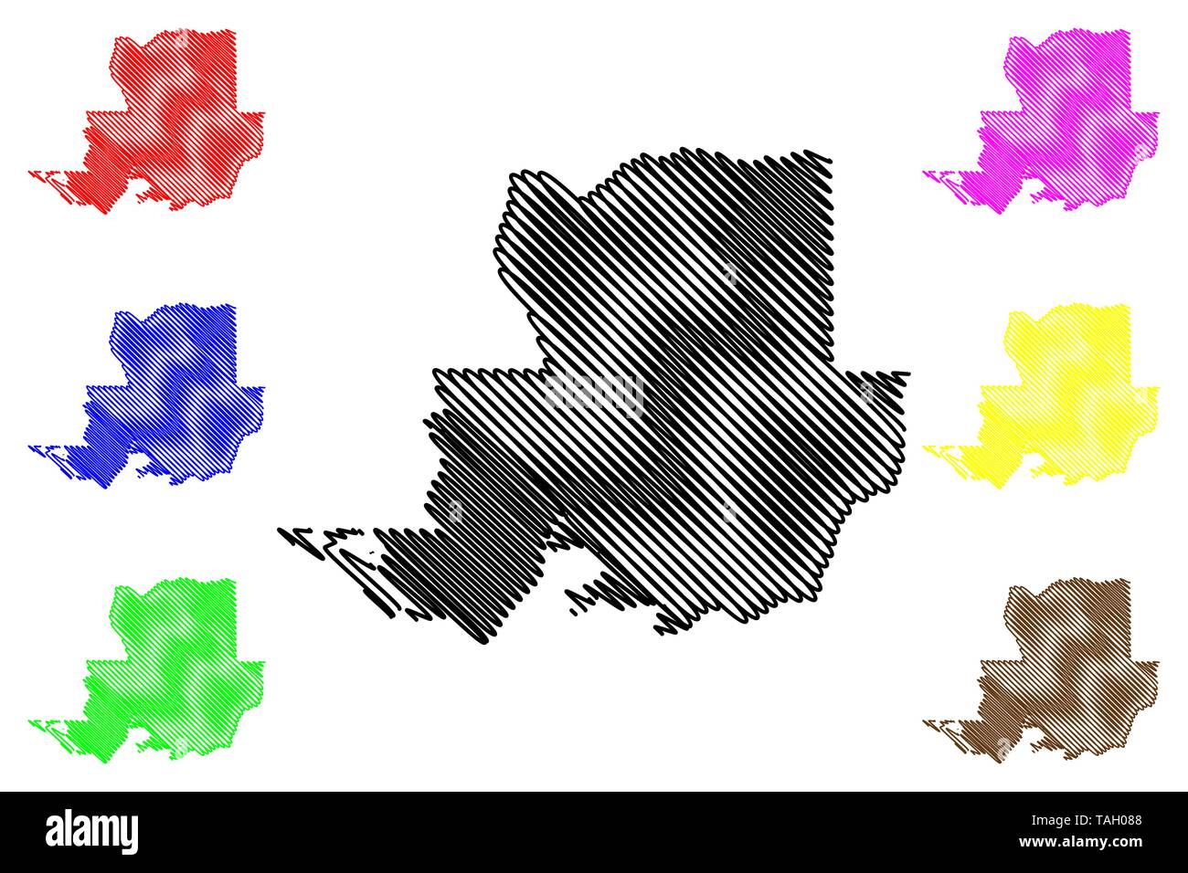 Solano County California Counties - Solano County California Counties In California United States Of Americausa Us Us Map Vector Illustration Scribble Sketch Vallejofairfield TAH088 