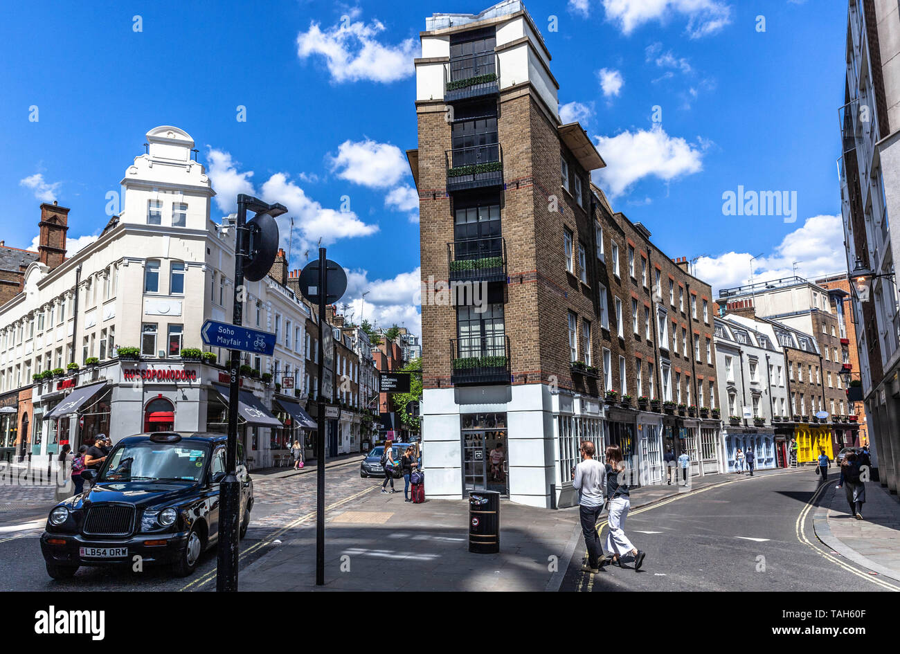 Covent Garden street scene, London, WC2H, England, UK. Stock Photo