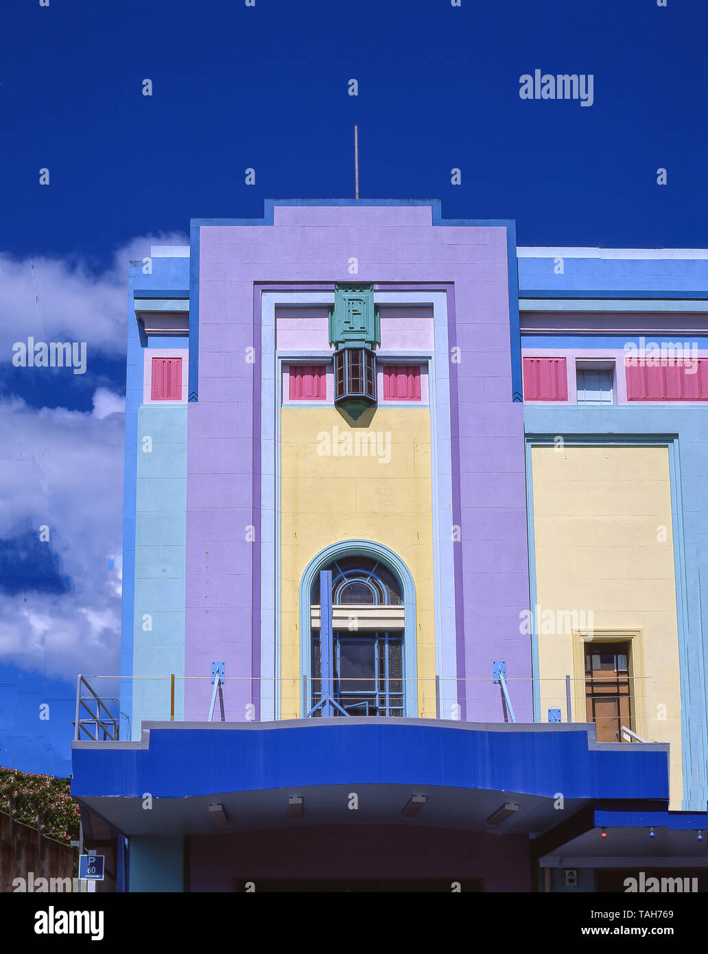 Art Deco cinema building, Devonport, Auckland, Auckland Region, New Zealand Stock Photo