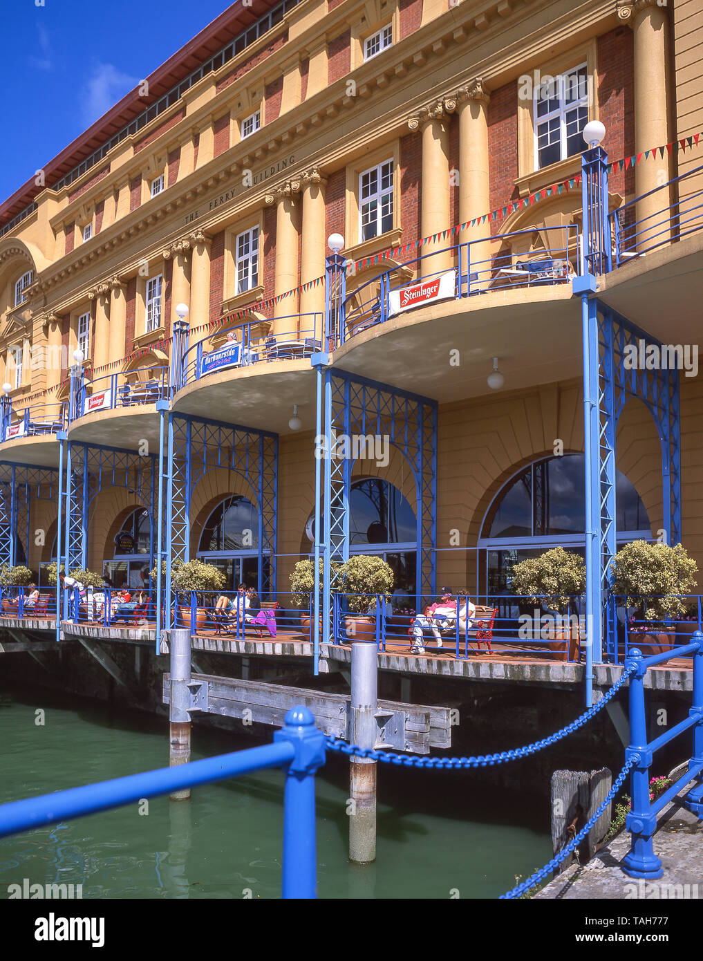 The Ferry Building on Auckland waterfront, Quay Street, Auckland, Auckland Region, New Zealand Stock Photo