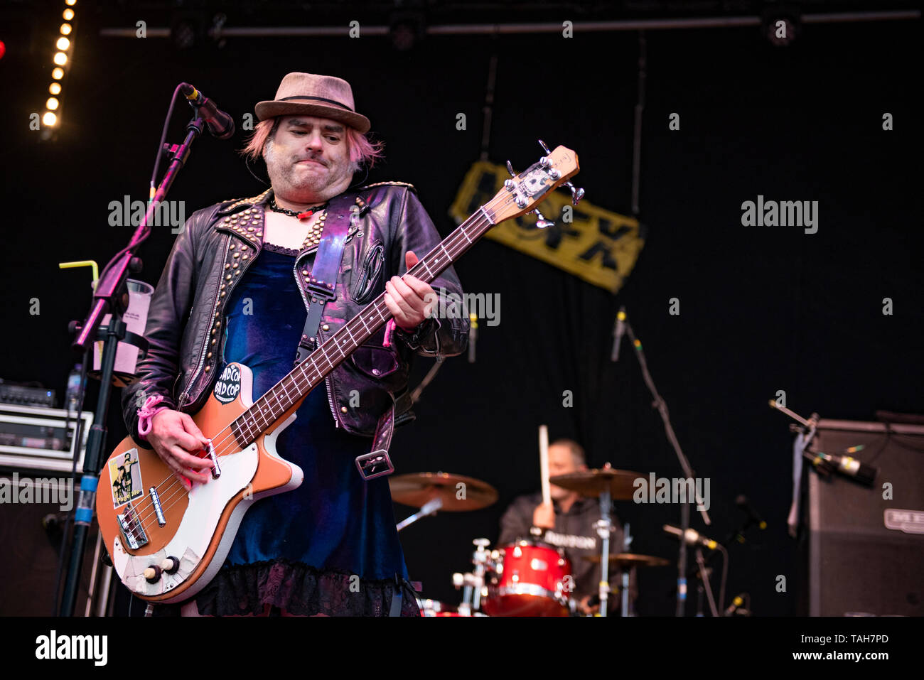 Leeds, UK. 25th May 2019. Nofx perform at the 2019 Slam Dunk Festival North on the Punk In Drublic stage 2019-05-25 Stock Photo