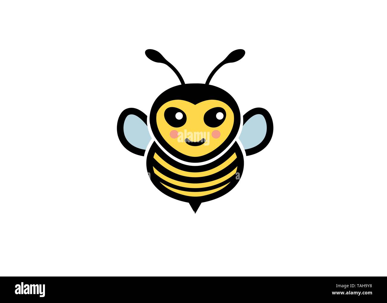 https://c8.alamy.com/comp/TAH9Y8/creative-bumble-bee-logo-TAH9Y8.jpg