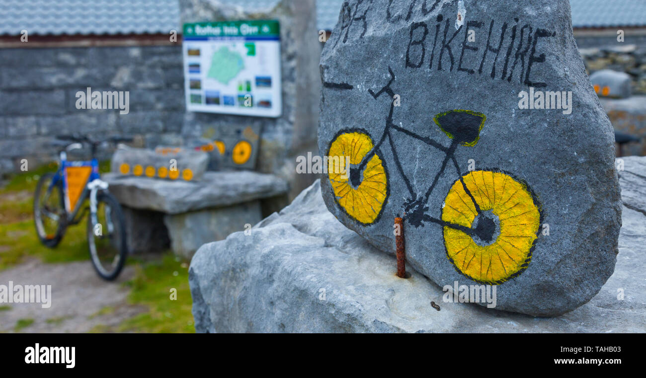 Bike Hire. Inisheer Island Inis Oirr. Aran Islands, Galway County