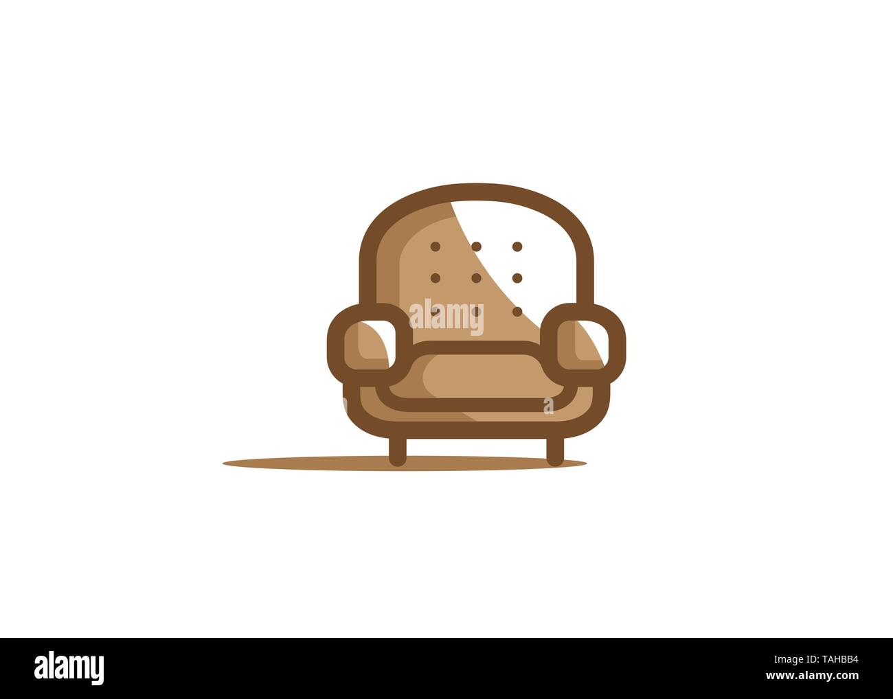 Creative Furniture Sofa Logo Stock Vector Image & Art - Alamy
