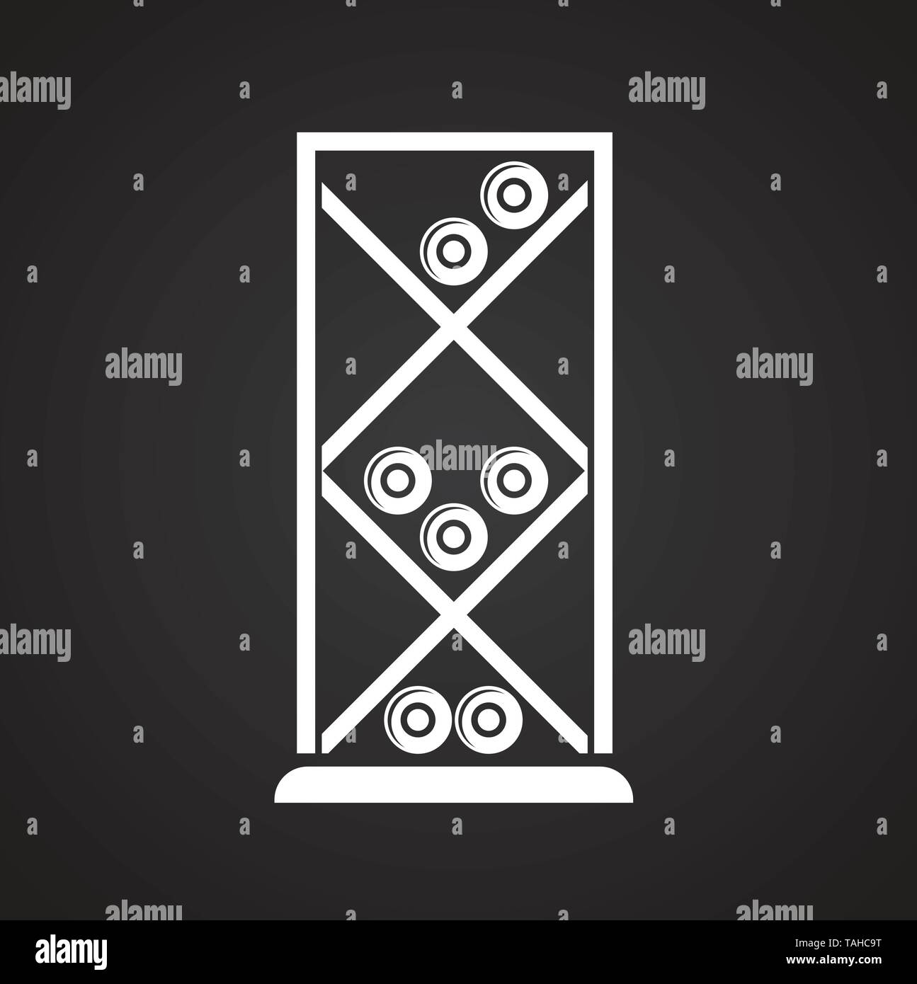 Wine related icon on background for graphic and web design. Simple ...