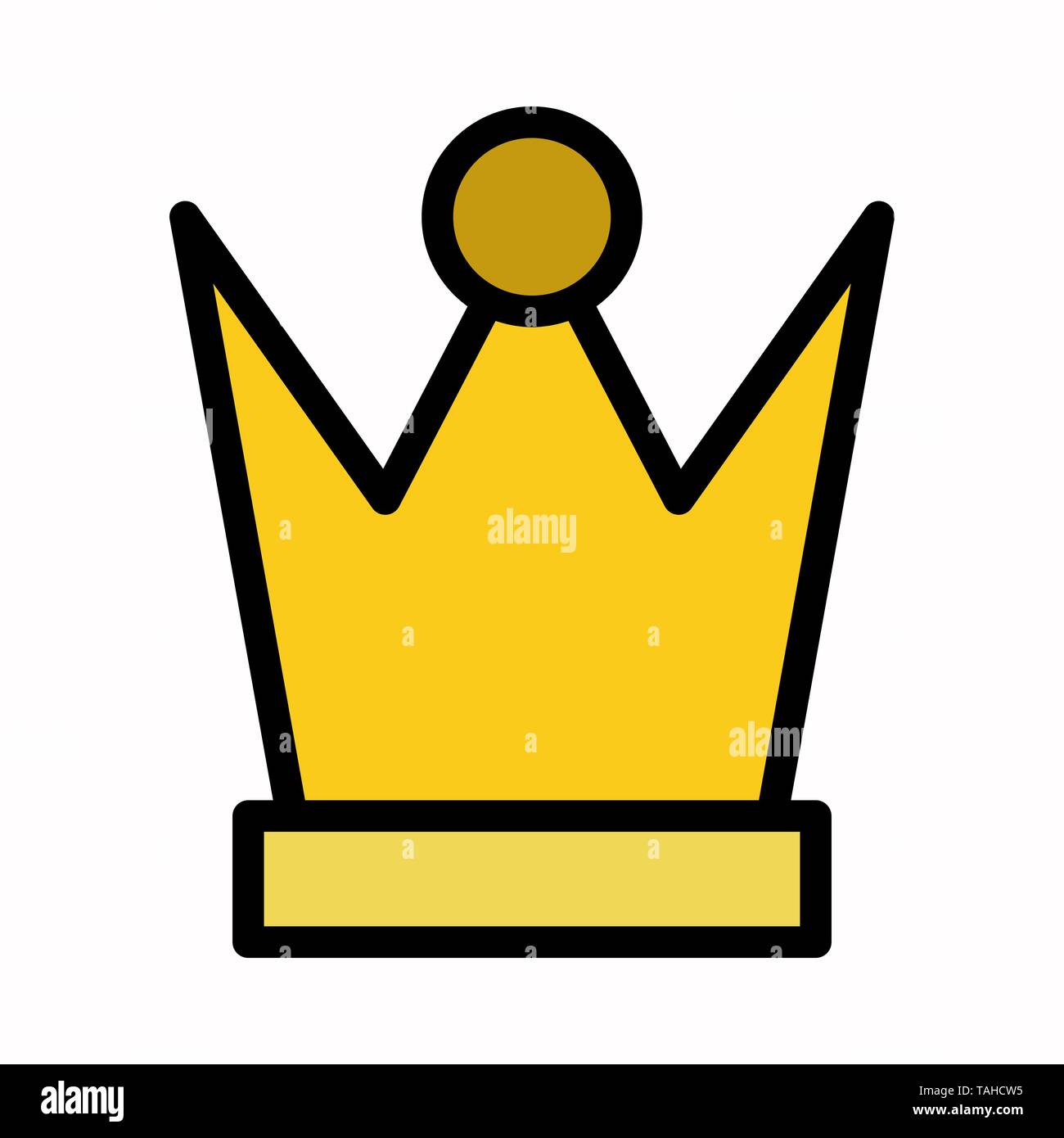 king crown icon vector logo or illustration Stock Vector Image & Art ...