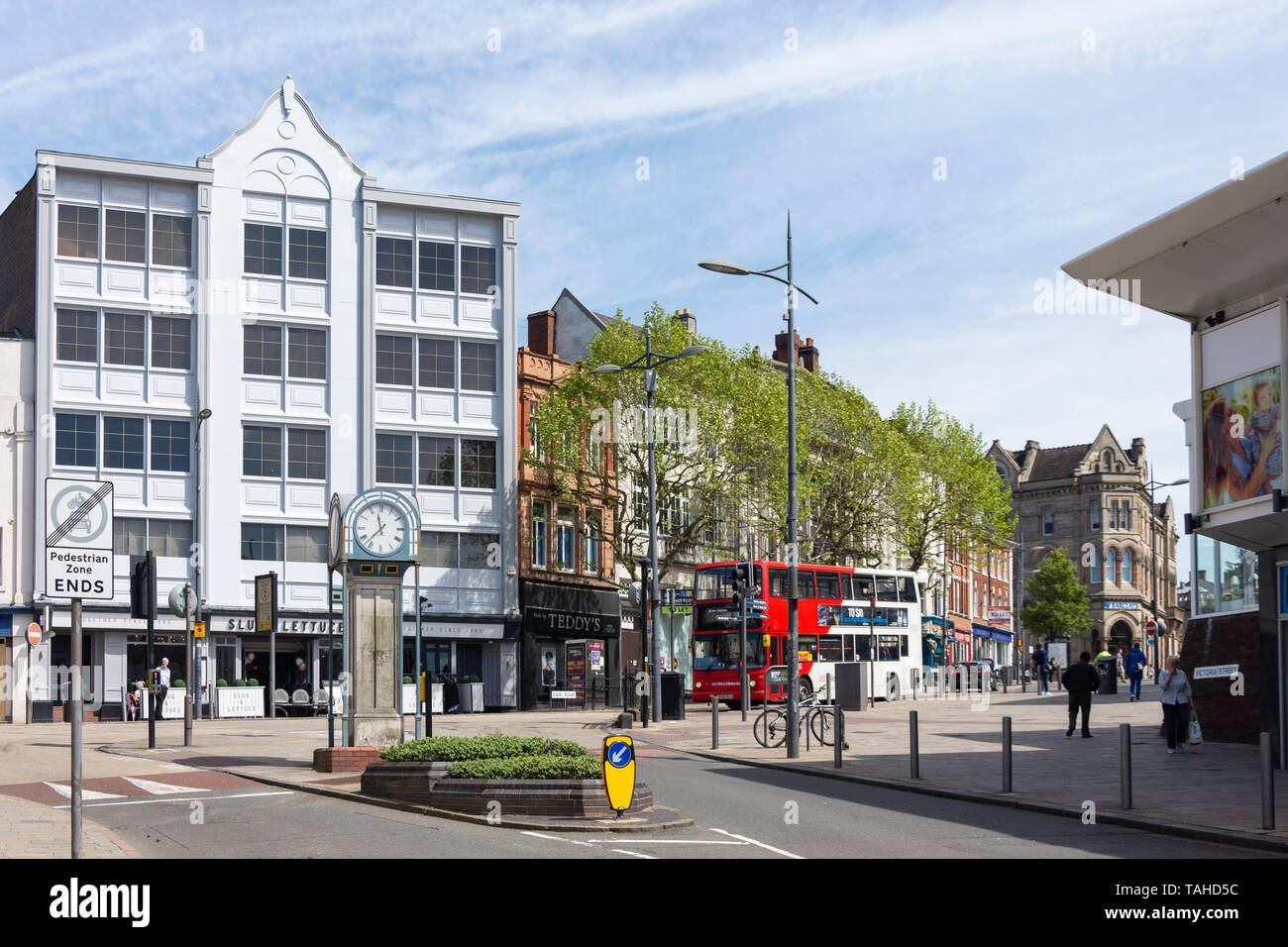 Queen Square, Wolverhampton, West Midlands, England, United Kingdom Stock Photo