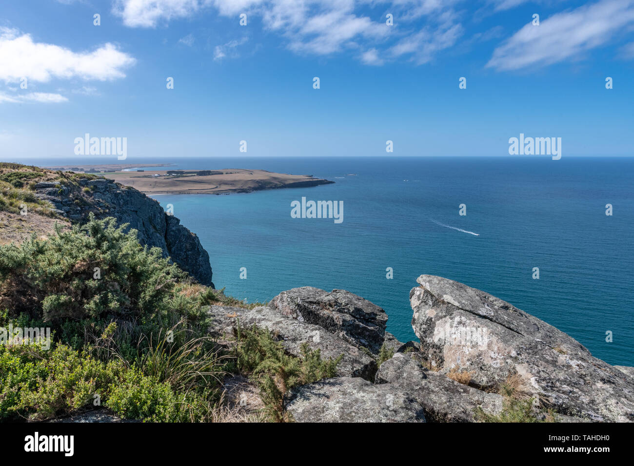 View from The Nut, Stanley, Tasmania Stock Photo