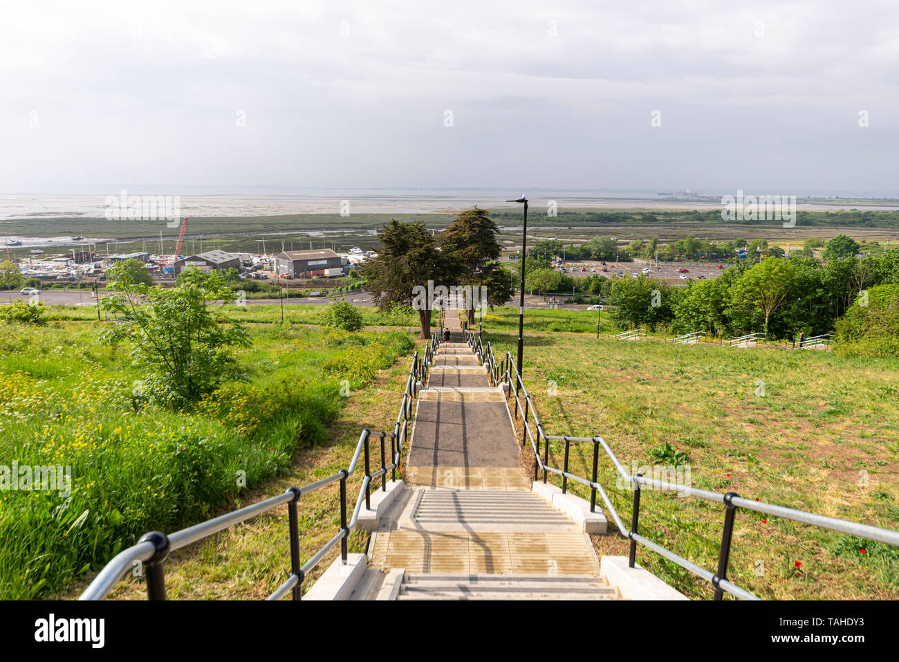 Herschell Steps, gardens and Belton Hills nature reserve, Leigh on Sea