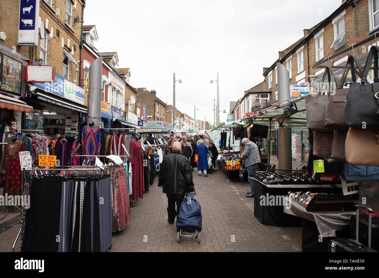 Walthamstow Street Market East London Stock Photo Alamy