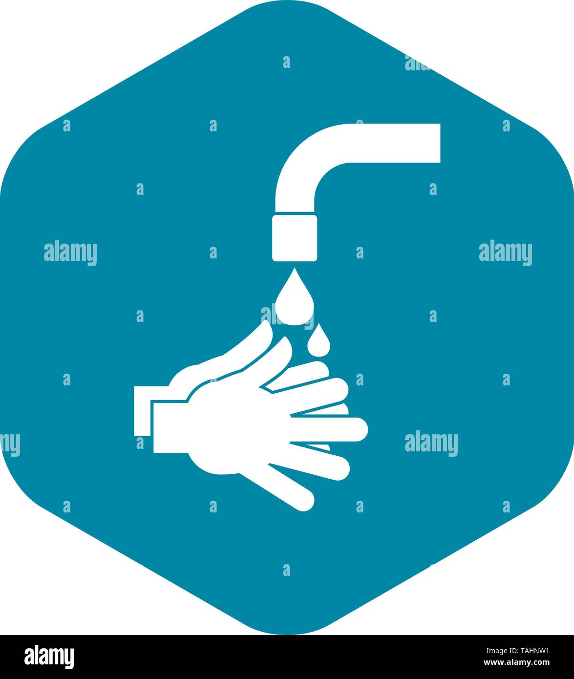 Cleaning hands icon, simple style Stock Vector Image & Art Alamy