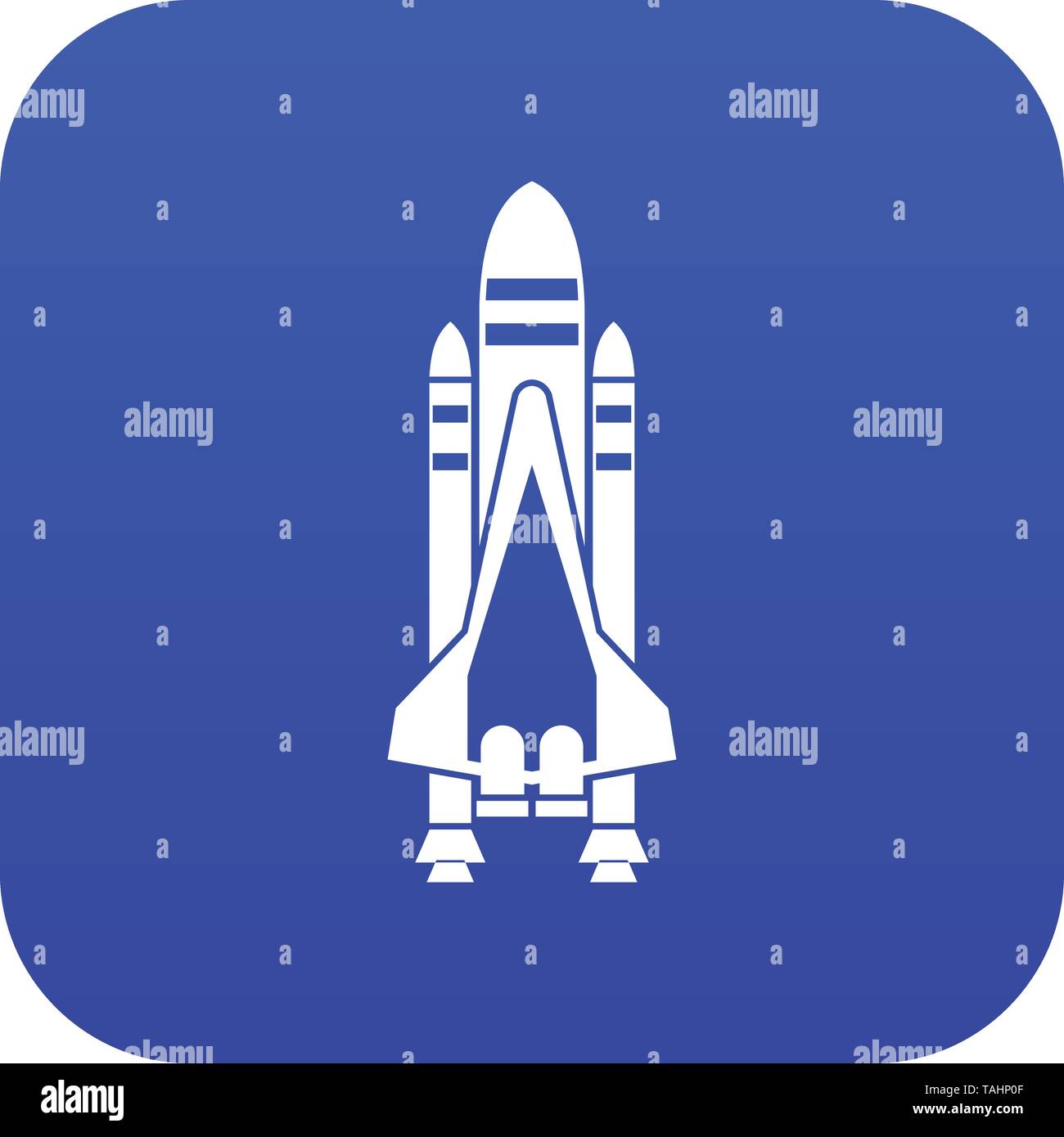 Space shuttle icon digital blue Stock Vector Image & Art - Alamy