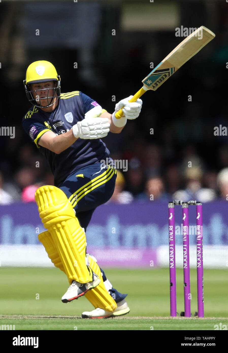 Hampshire's Sam Northeast bats during the Royal London One-Day Cup final at Lord's, London. Stock Photo