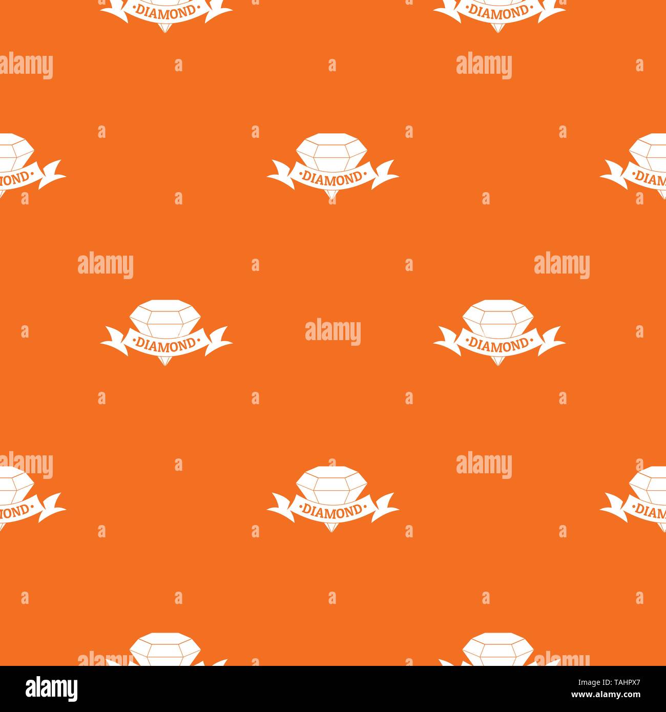 Diamond pattern vector orange Stock Vector