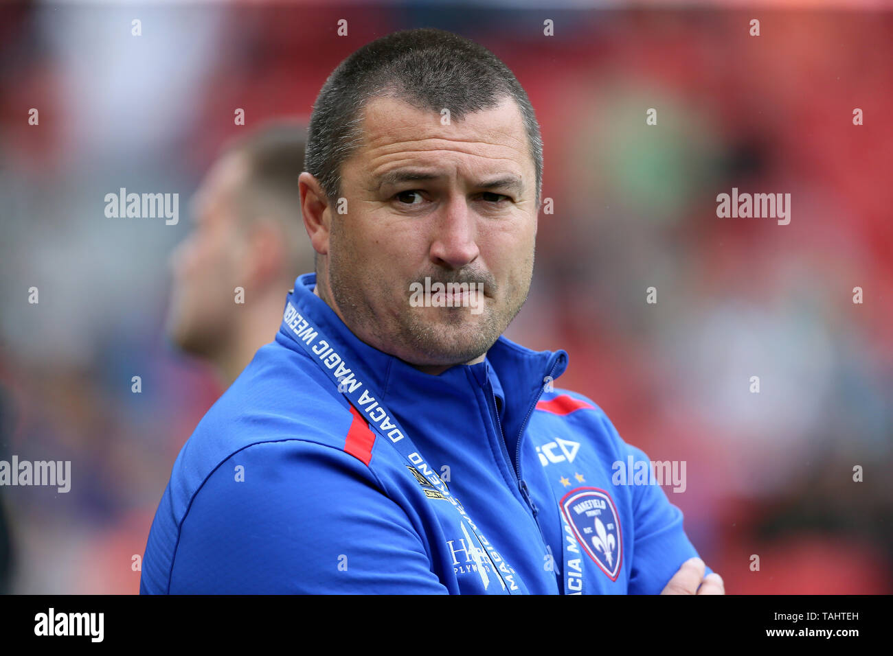 Wakefield Trinity Head coach Chris Chester after the Dacia Magic Weekend match of the Betfred Super League at Anfield, Liverpool. Stock Photo