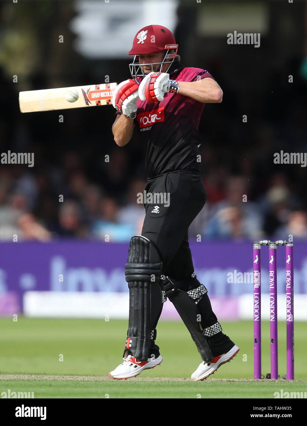 Somerset's James Hildreth bats during the Royal London One-Day Cup final at Lord's, London. Stock Photo