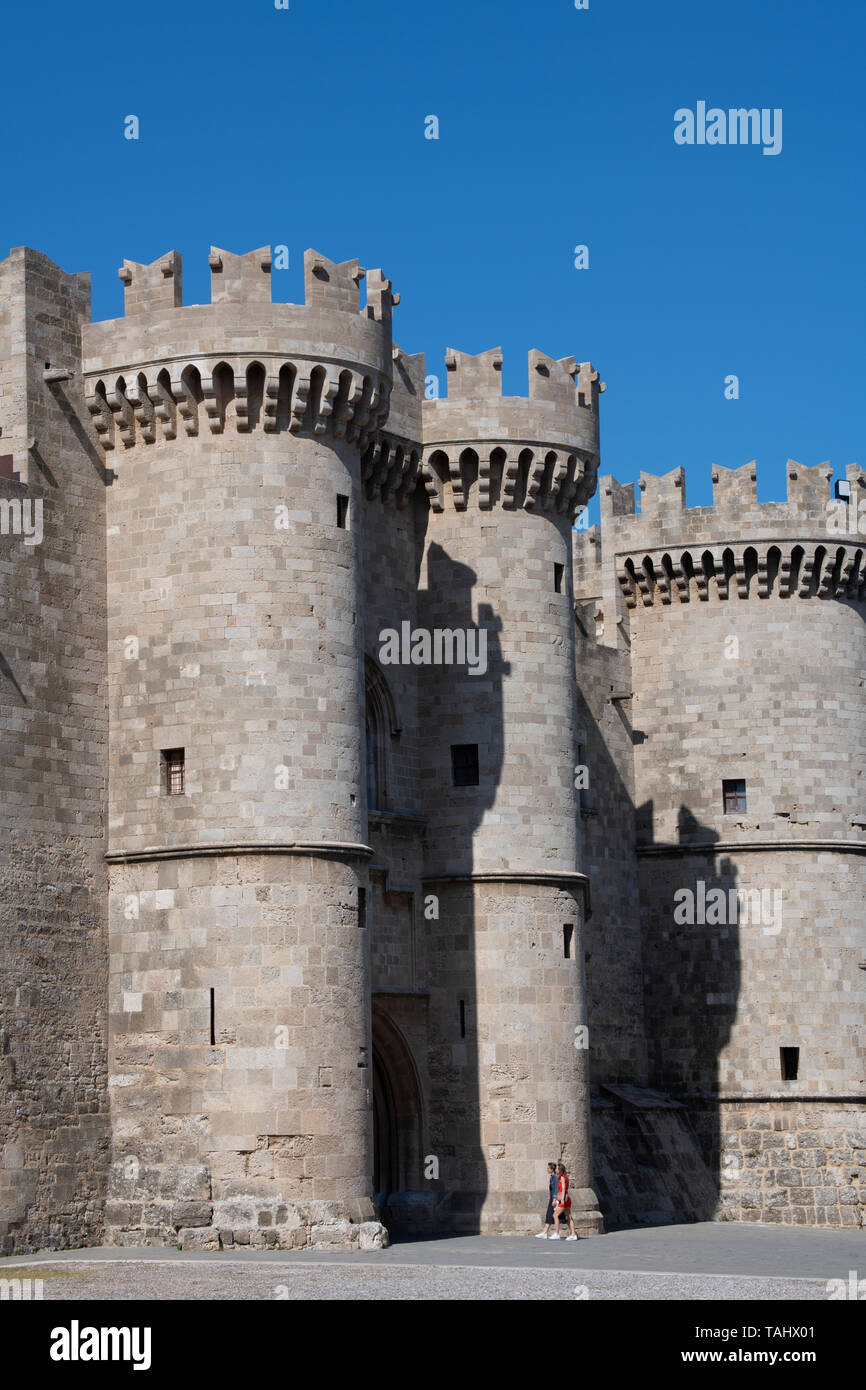 Greece, Rhodes, Rhodes Town, Palace of the Grand Master of the Knights  Stock Photo - Alamy