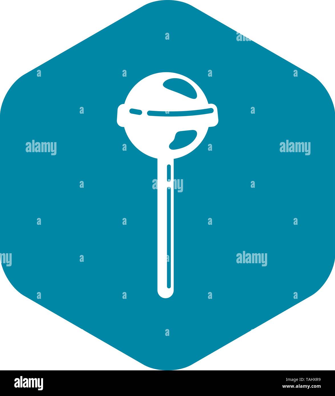 Classic lollipop icon, simple style Stock Vector