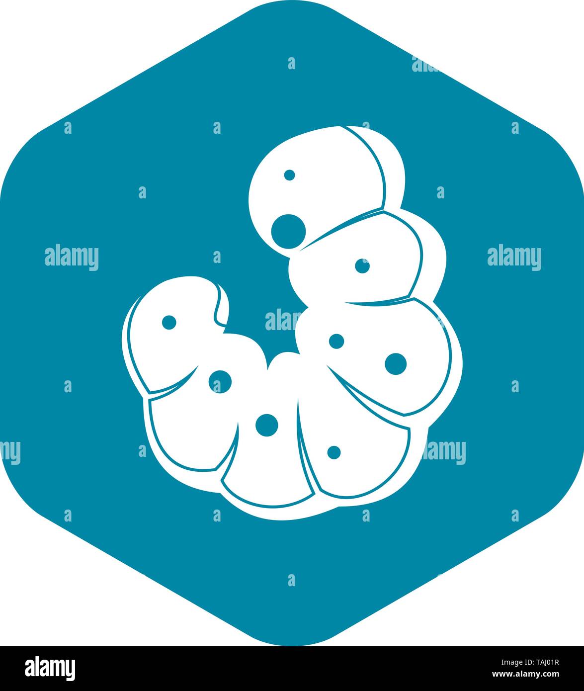 Worm icon, simple style Stock Vector Image & Art - Alamy