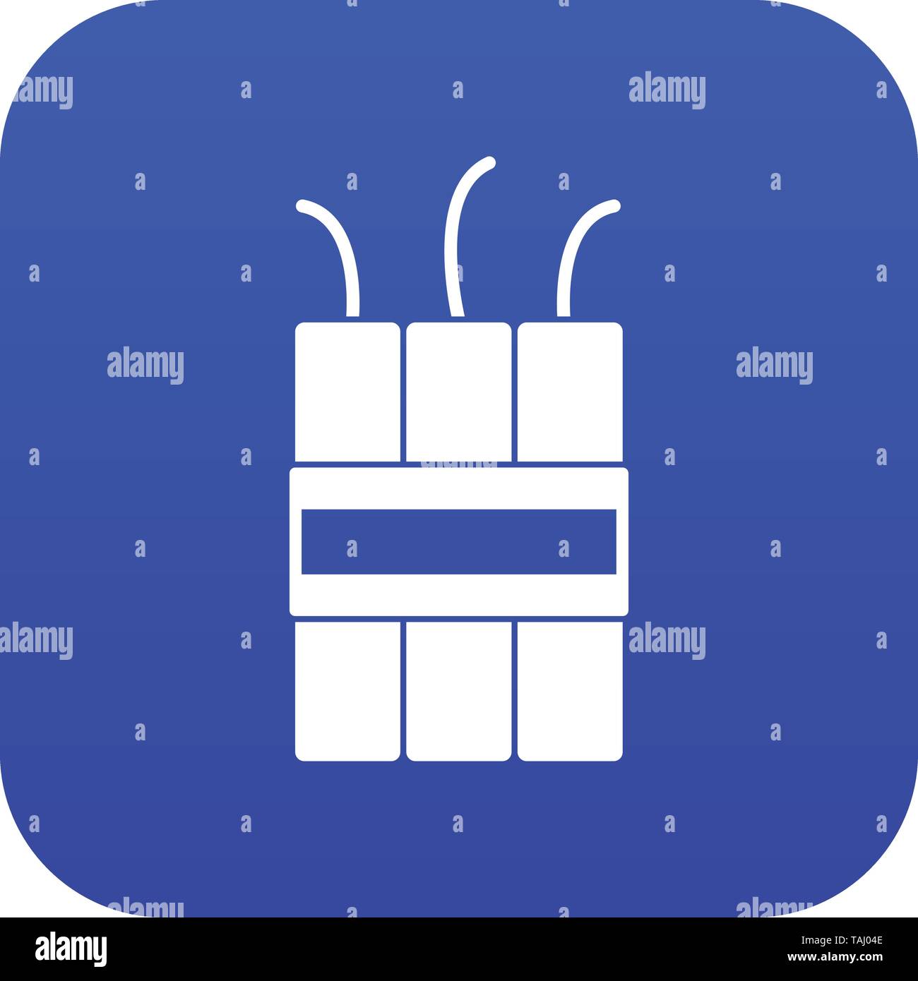 Dynamite explosives icon digital blue Stock Vector Image & Art - Alamy