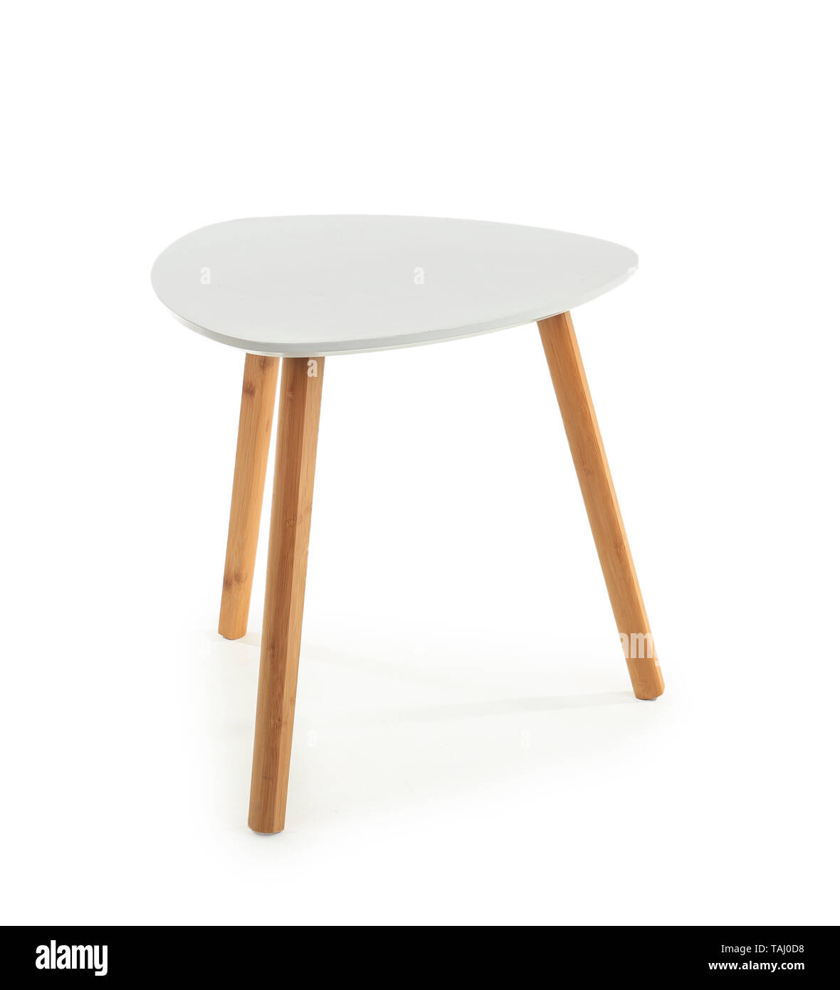 Modern stool on white background Stock Photo - Alamy