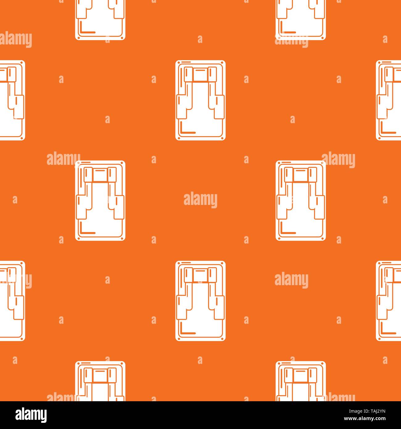 Switch pattern vector orange Stock Vector