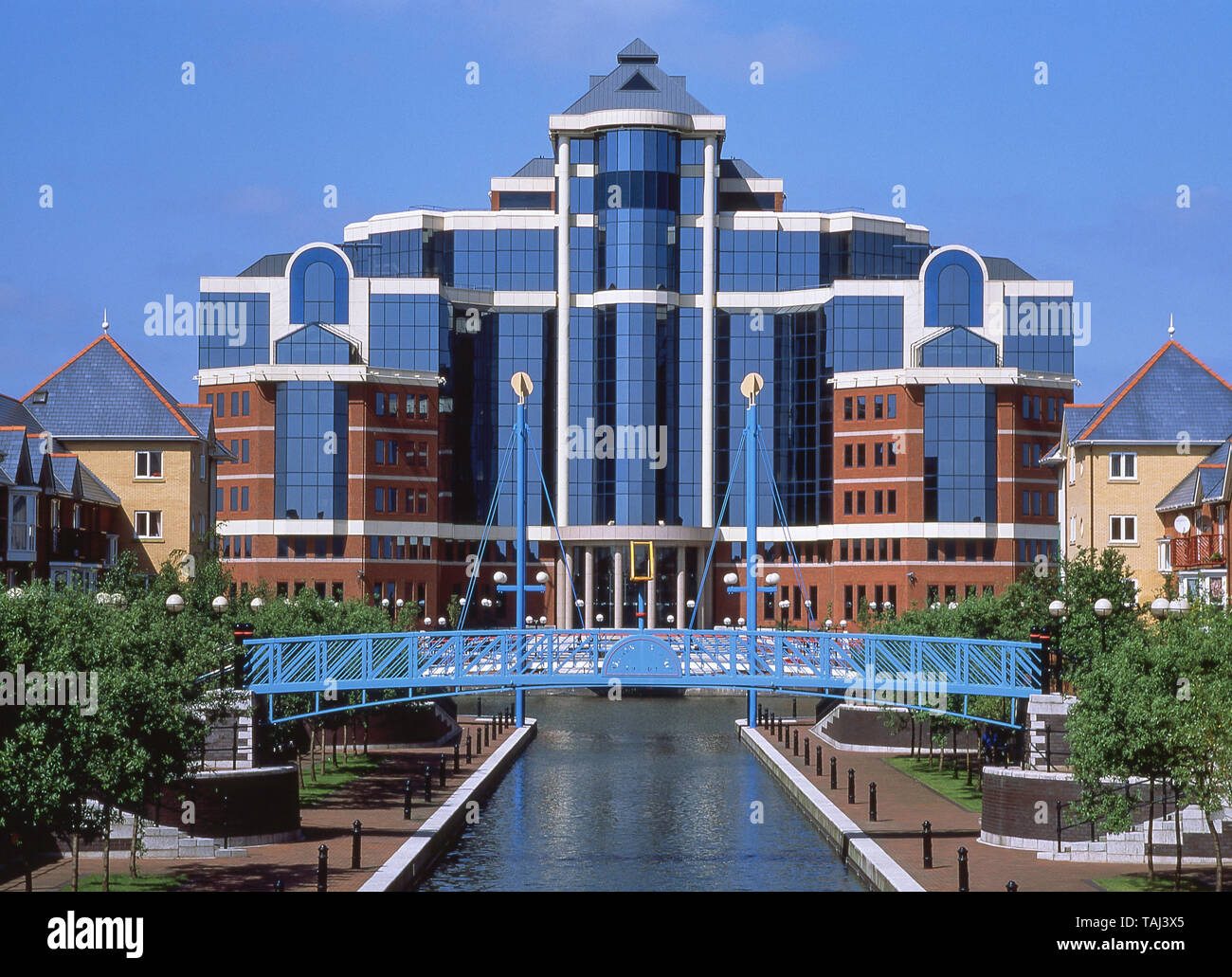 The Victoria Building, Salford Quays, Salford, Greater Manchester, England, United Kingdom Stock Photo