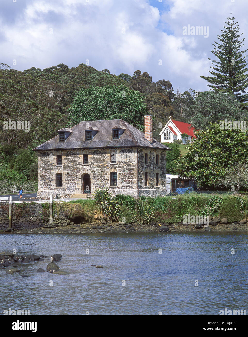 The Stone Store (1833), The Kerikeri Mission Station, Kerikeri, Northland Region, North Island, New Zealand Stock Photo