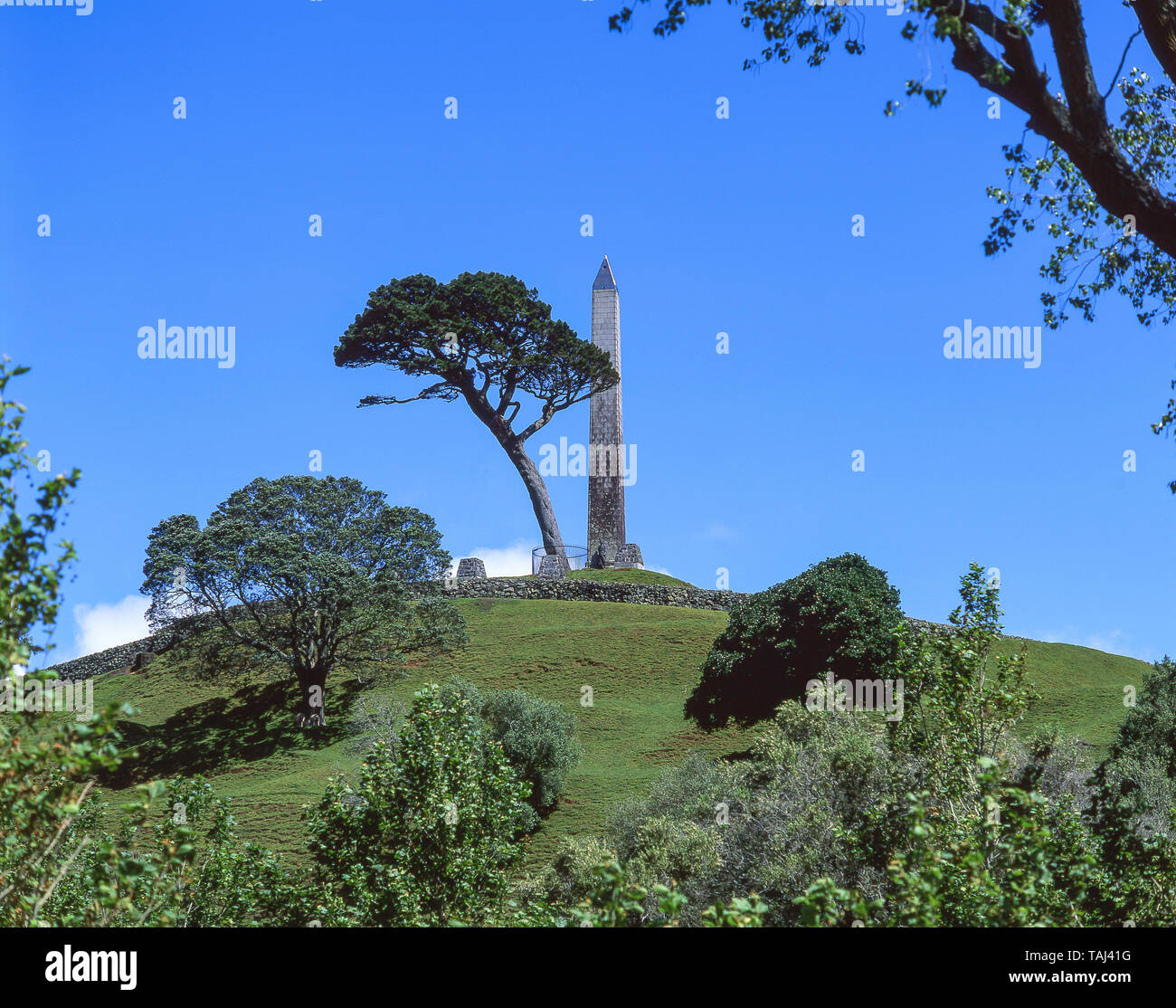One Tree Hill (Maungakiekie), One Tree Hill, Auckland, Auckland Region, New Zealand Stock Photo