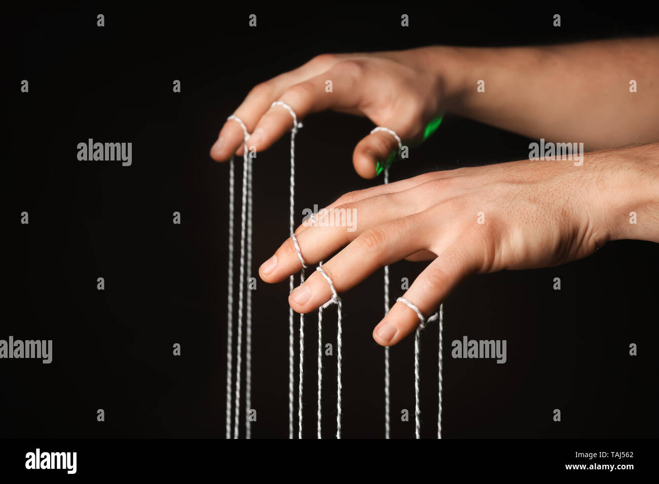Puppet strings hands hires stock photography and images Alamy