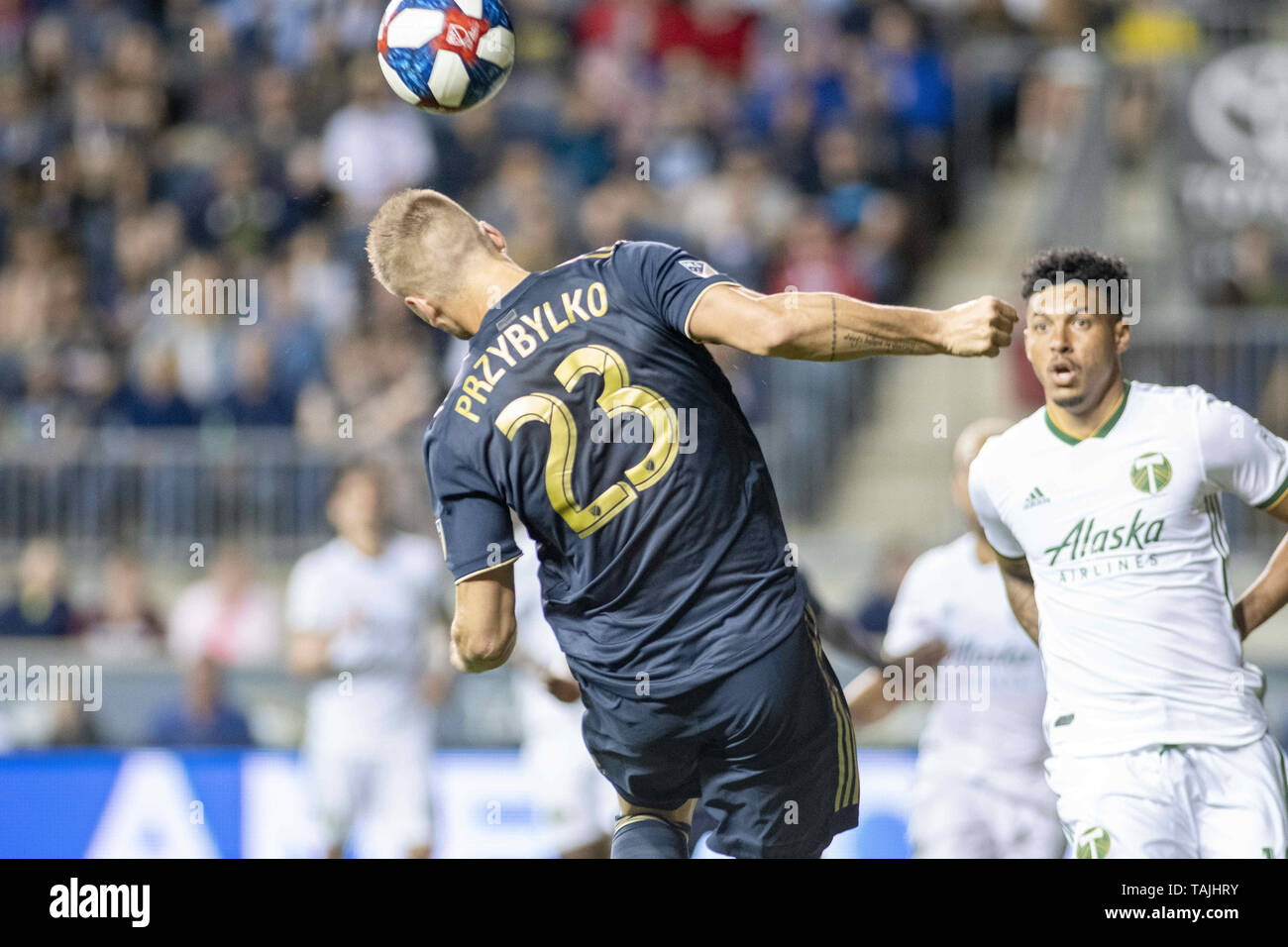 Chester, Pennsylvania, USA. 23rd Mar, 2019. Philadelphia Union's mascot,  'PHANG' in action at Talen Energy Stadium in Chester Pennsylvania Credit:  Ricky Fitchett/ZUMA Wire/Alamy Live News Stock Photo - Alamy