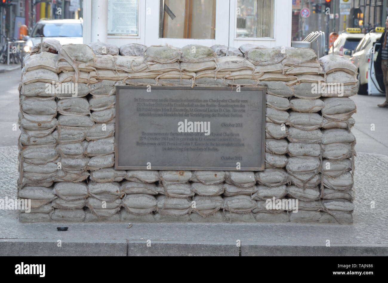 Checkpoint Charlie was an important roadblock located in Berlin between