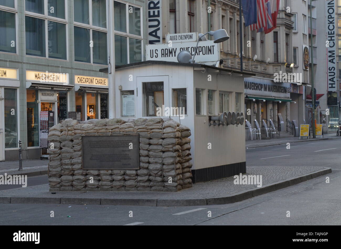Checkpoint Charlie was an important roadblock located in Berlin between