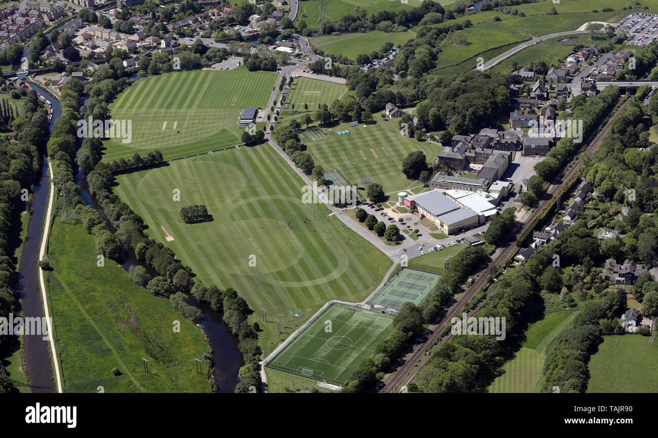 aerial view of Woodhouse Grove School Stock Photo
