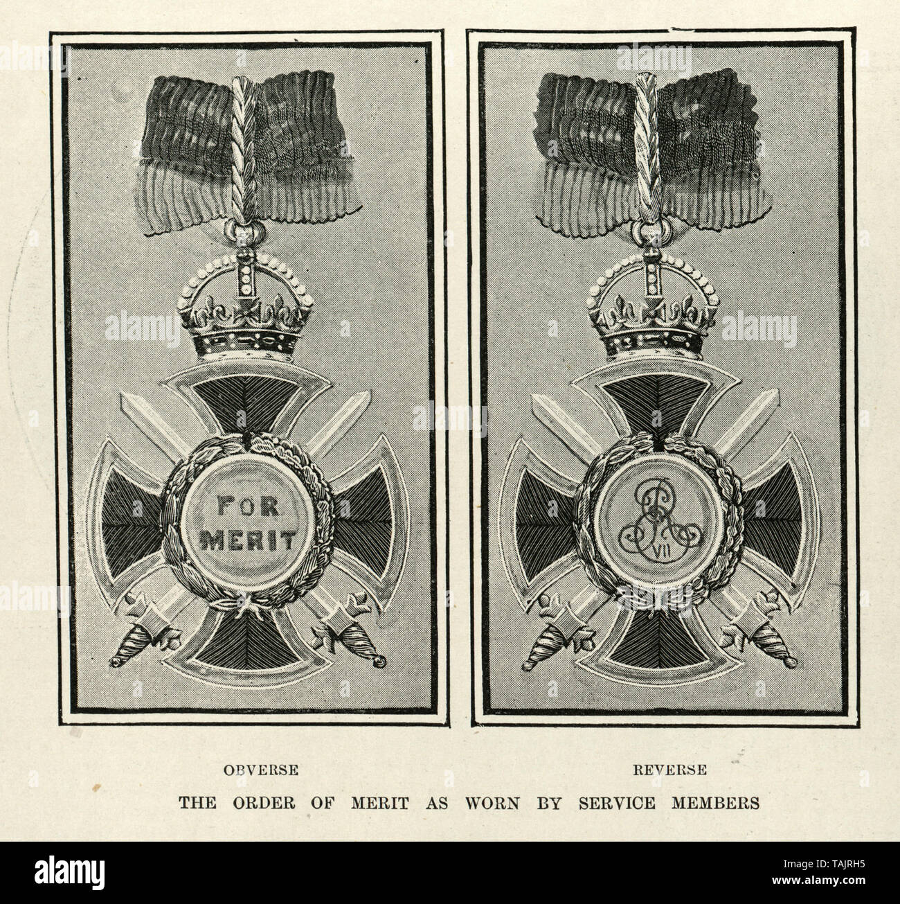 Order of Merit medal, 1902 Stock Photo