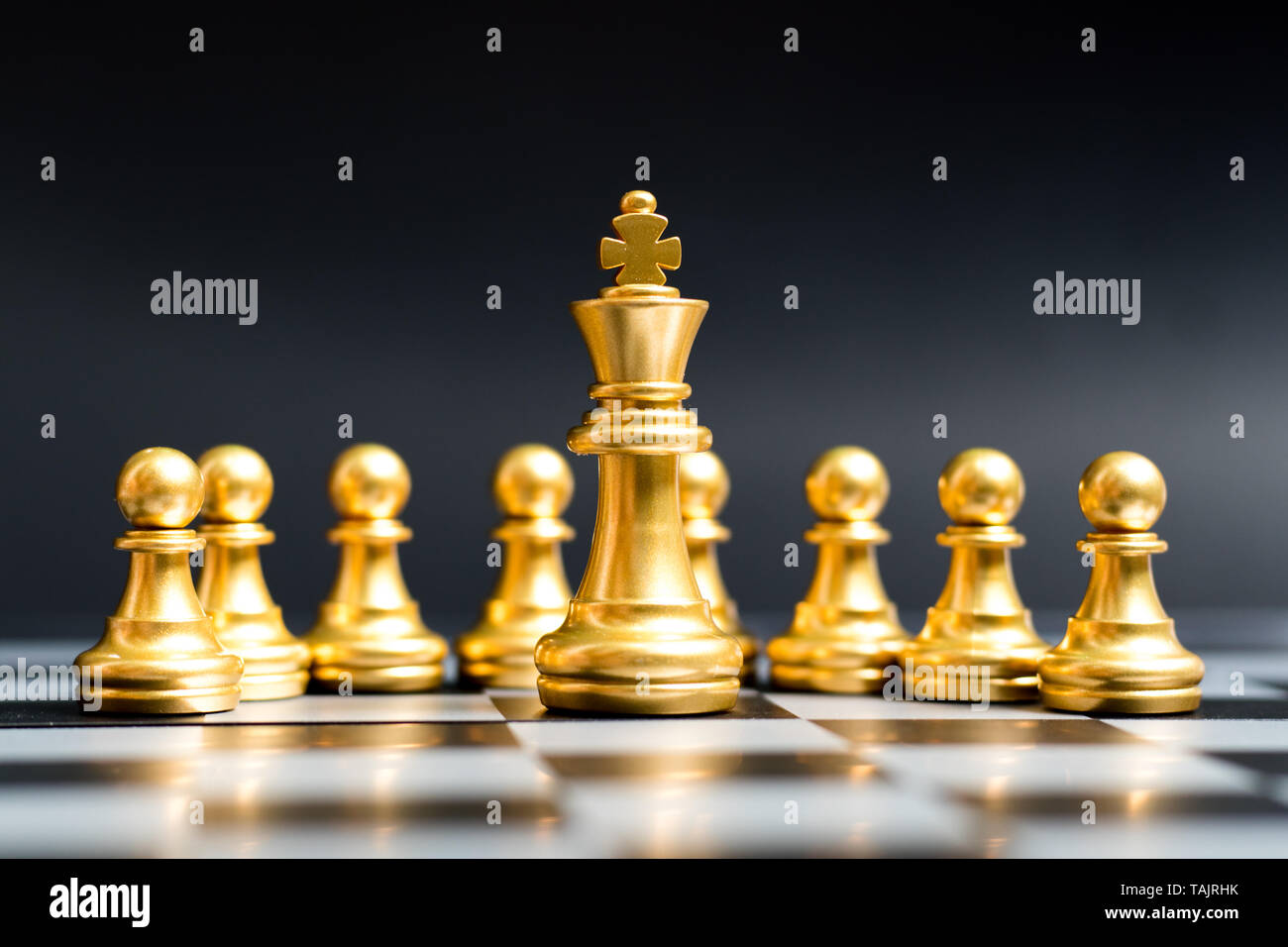 Close up piece of chess king on isolated white background with clipping  path. The King in battle chess game stand on chessboard. Di cut with path  simp Stock Photo - Alamy