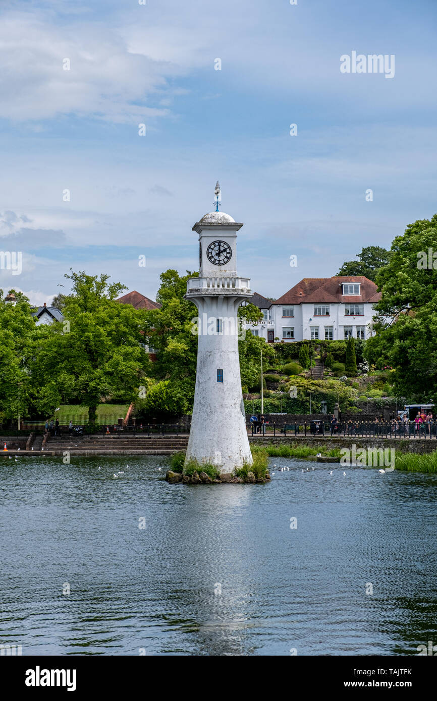 Roath park clock tower hi-res stock photography and images - Alamy