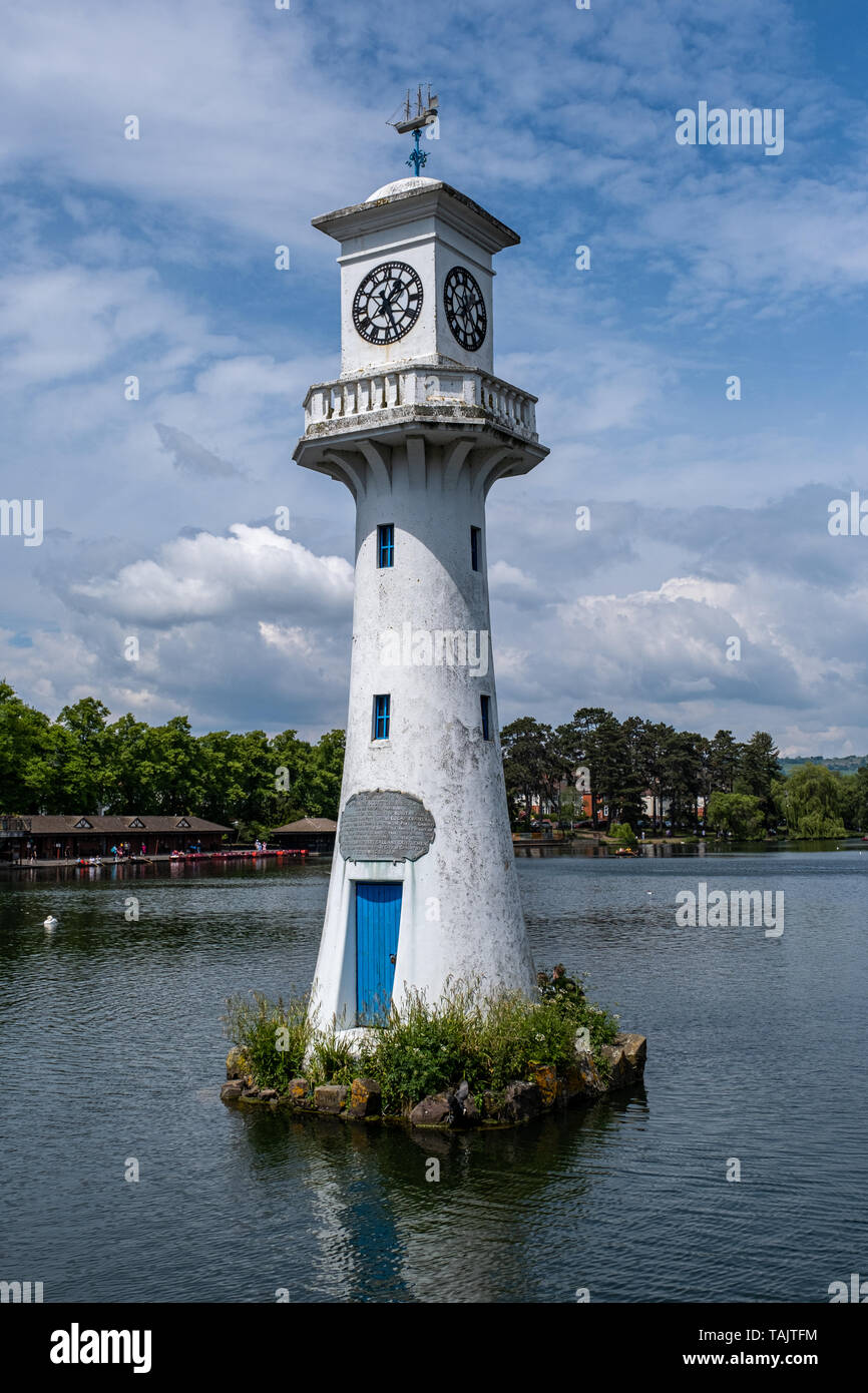 Roath park clock tower hi-res stock photography and images - Alamy