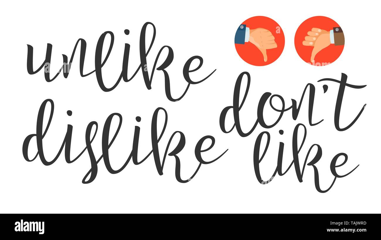 Modern Calligraphy Of Ink Letters Unlike Vector Stock Vector Image ...