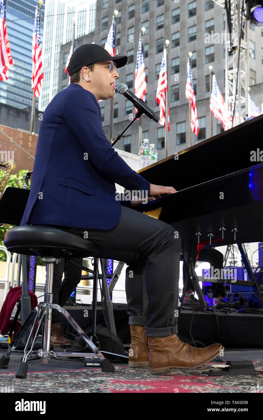 New York, NY - May 25, 2019: Gavin DeGraw performs on stage during Side