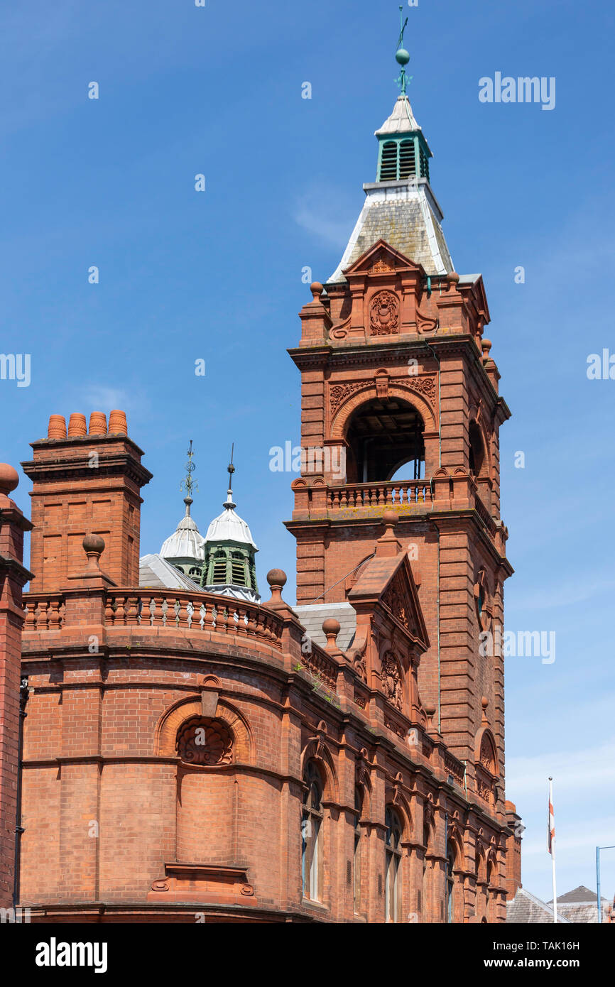 Stourbridge Town Hall, Market Street, Stourbridge, West Midlands, England, United Kingdom Stock Photo