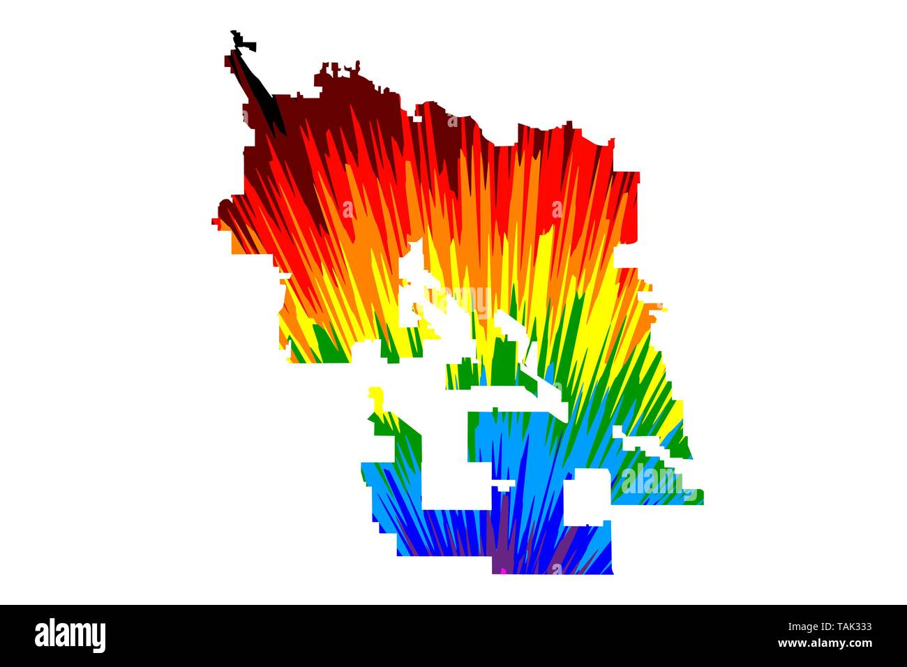 Tucson city United States of America - Tucson City United States Of America Usa Us Us United States Cities Usa City Map Is Designed Rainbow Abstract Colorful Pattern City Of Tucs TAK333 