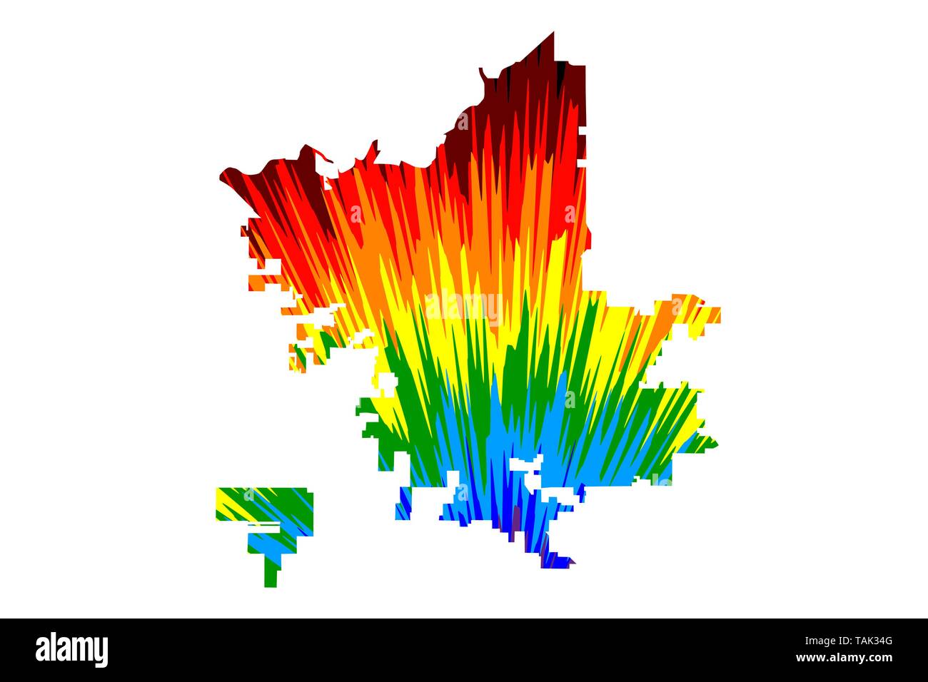 Fresno city United States of America - Fresno City United States Of America Usa Us Us United States Cities Usa City Map Is Designed Rainbow Abstract Colorful Pattern City Of Fres TAK34G