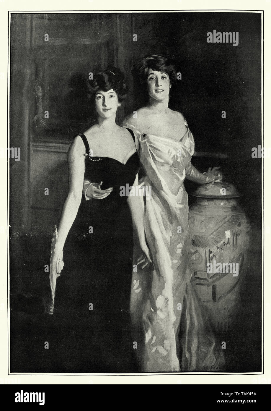 Ena and Betty, Daughters of Asher and Mrs Wertheimer, by John Singer Sargent Stock Photo