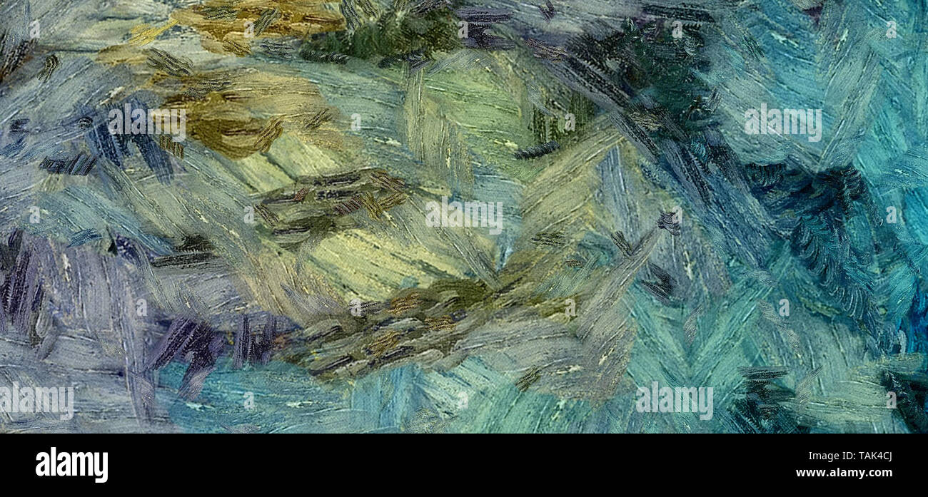 Modern painting wall art decor. Abstract drawing background. Vincent