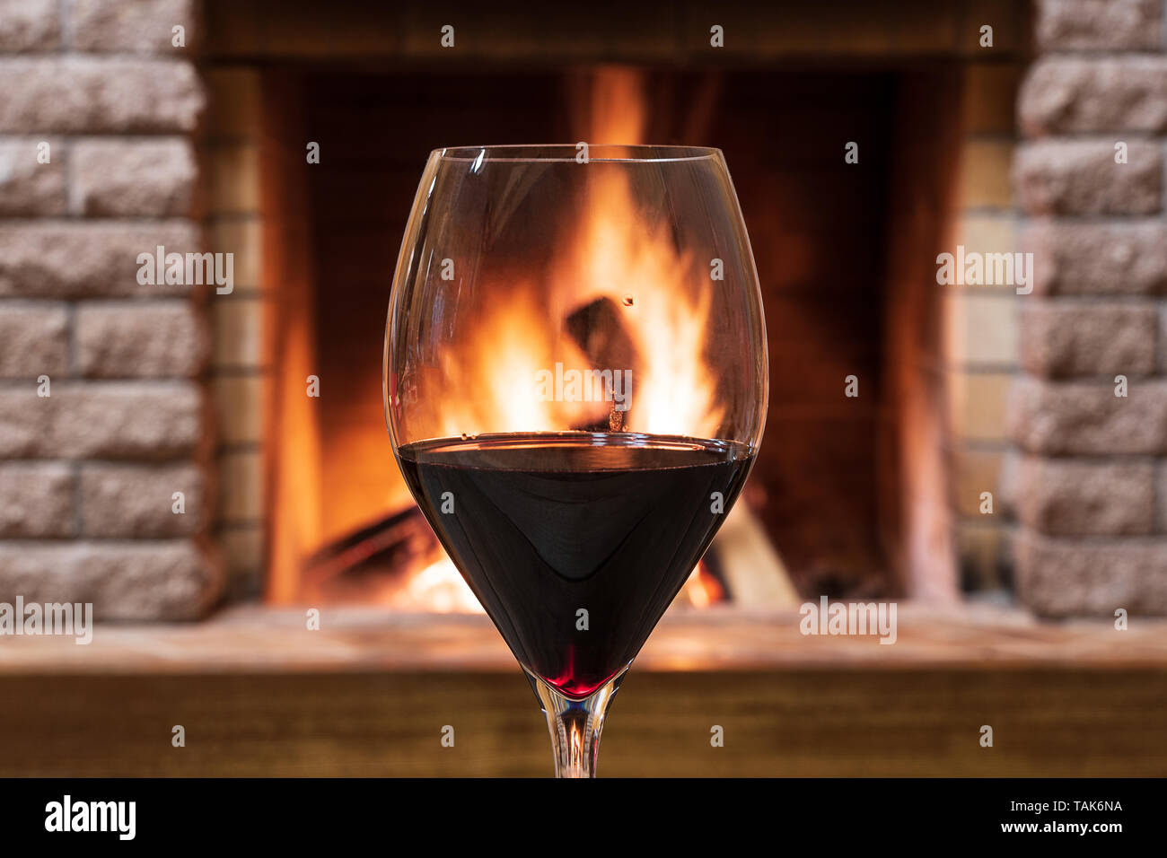 Fireside And Wine Stock Photos Fireside And Wine Stock