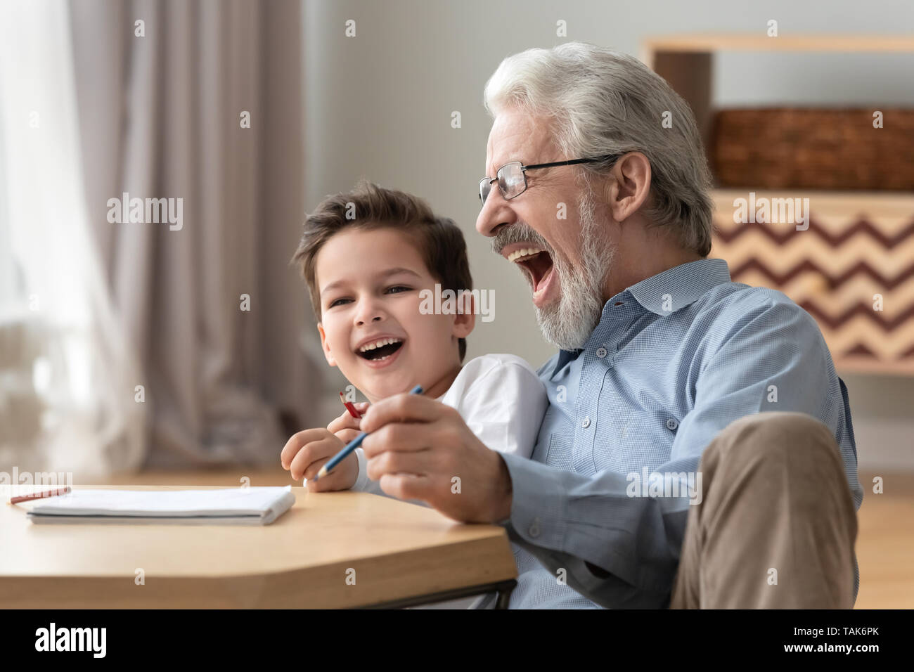 2,132 Grandparent Kid Paint Stock Photos, High-Res Pictures, and